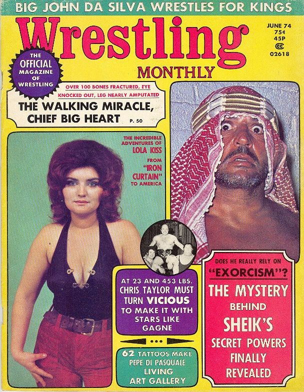 Wrestling Monthly June 1974 Magazine PWcatalog