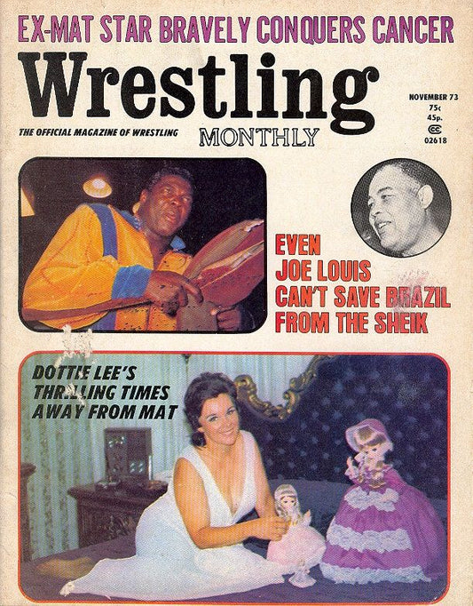 Wrestling Monthly November 1973 Magazine PWcatalog