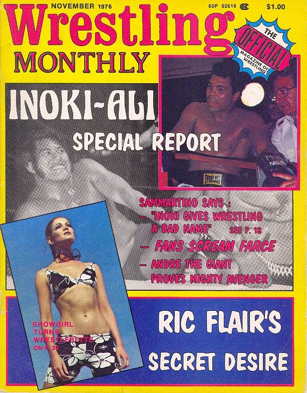 Wrestling Monthly November 1976 Magazine PWcatalog