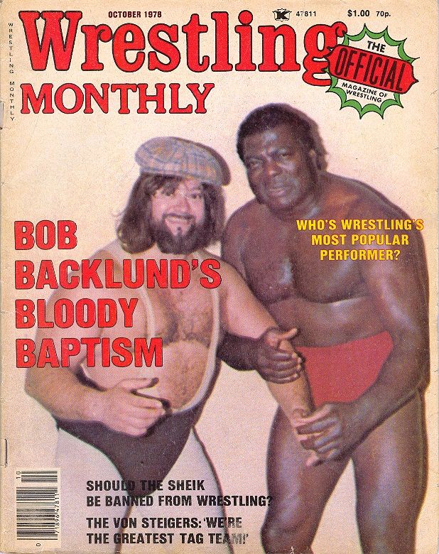Wrestling Monthly October 1978 Magazine PWcatalog
