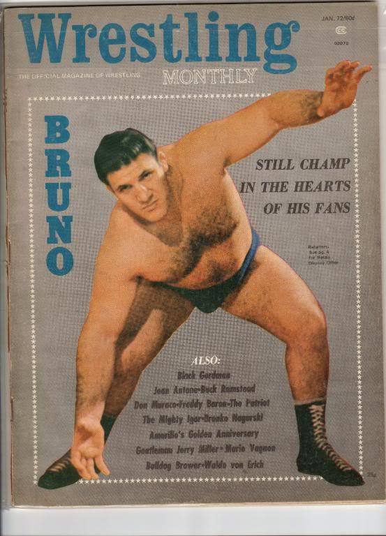 Wrestling Monthly January 1972