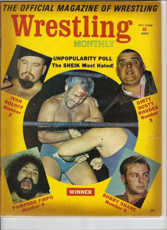 Wrestling Monthly November 1972 Magazine PWcatalog