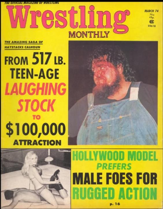 Wrestling Monthly March 1974 Magazine PWcatalog