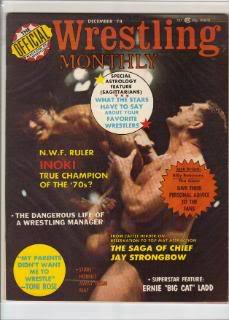 Wrestling Monthly December 1974 Magazine PWcatalog
