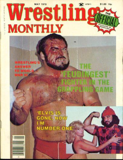 Wrestling Monthly May 1978 Magazine PWcatalog