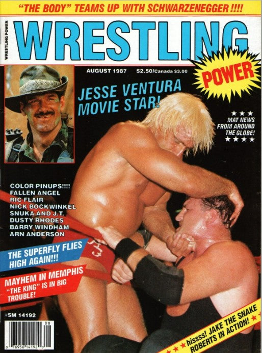 Wrestling Power August 1987 Magazine PWcatalog
