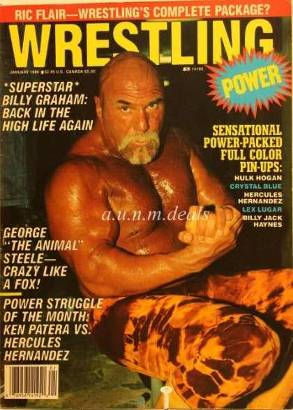 Wrestling Power January 1988 Magazine PWcatalog