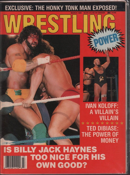 Wrestling Power March 1988 Magazine PWcatalog