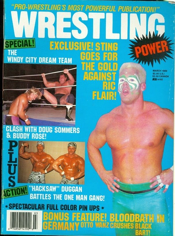 Wrestling Power March 1989 Magazine PWcatalog