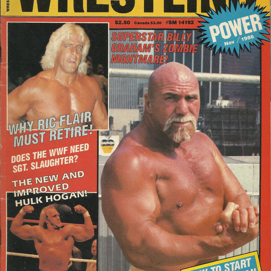 Wrestling Power November 1986 Magazine PWcatalog