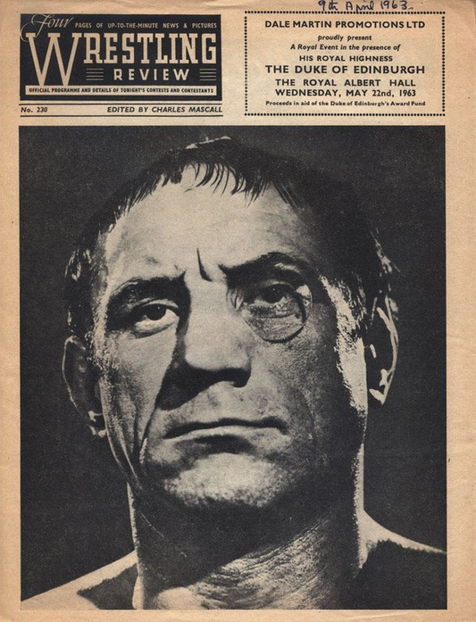 Wrestling Review  April 1963