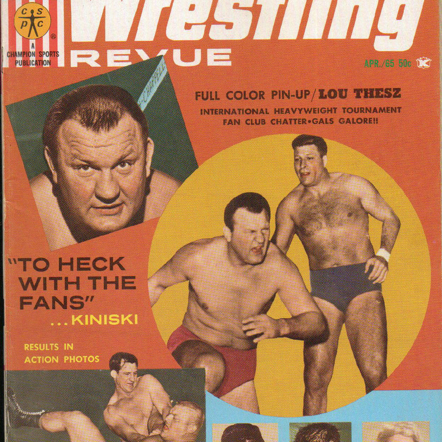 Wrestling Revue April 1965 Magazine PWcatalog