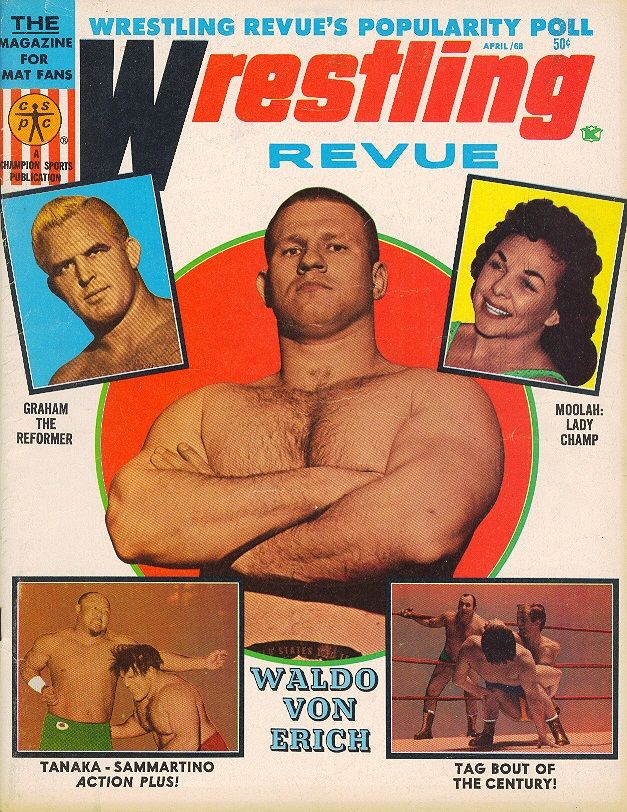 Wrestling Revue April 1968 Magazine PWcatalog