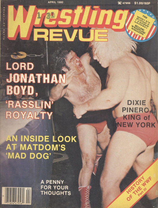 Wrestling Revue April 1980 Magazine PWcatalog