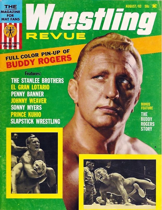 Wrestling Revue August 1963 Magazine PWcatalog