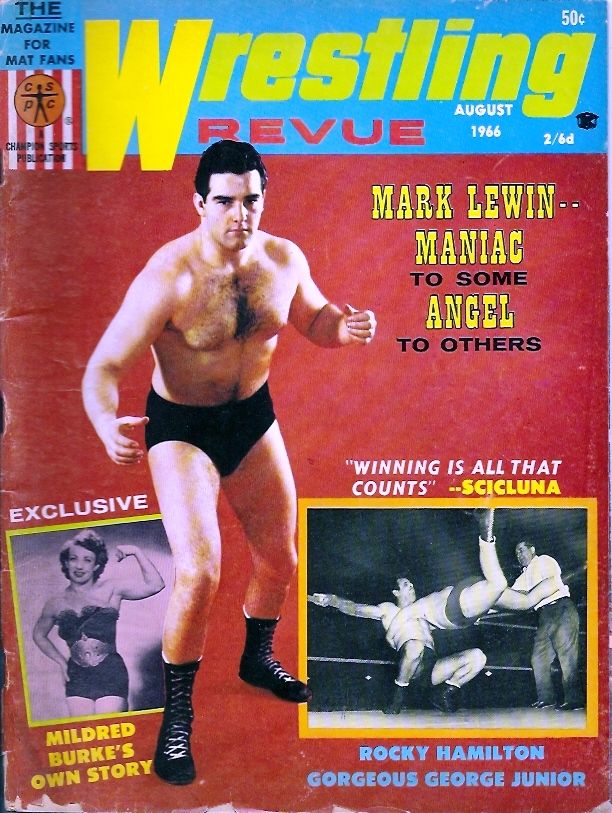 Wrestling Revue August 1966 Magazine PWcatalog
