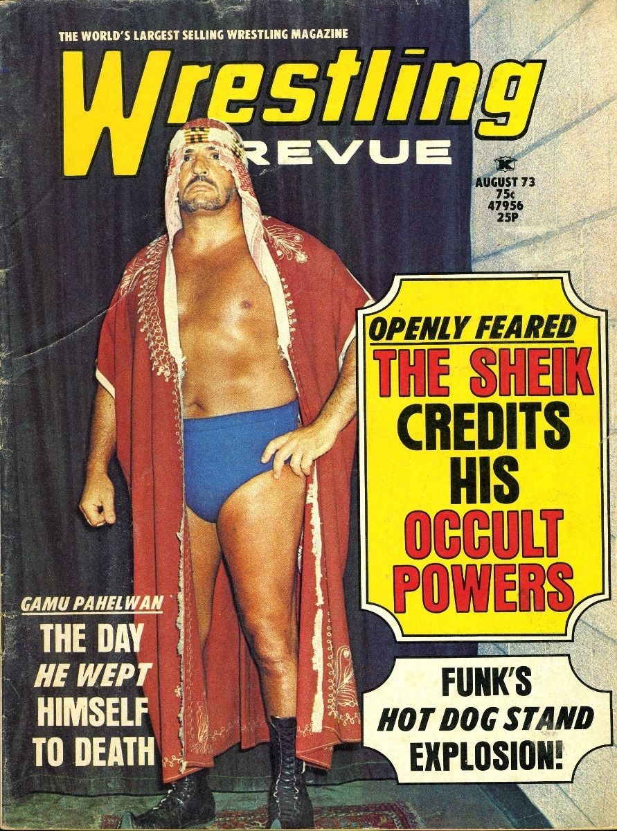 Wrestling Revue August 1973 Magazine PWcatalog