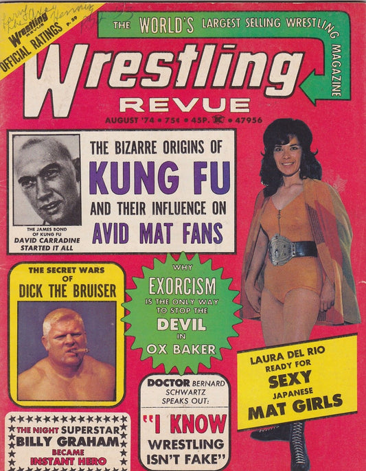 Wrestling Revue  August 1974