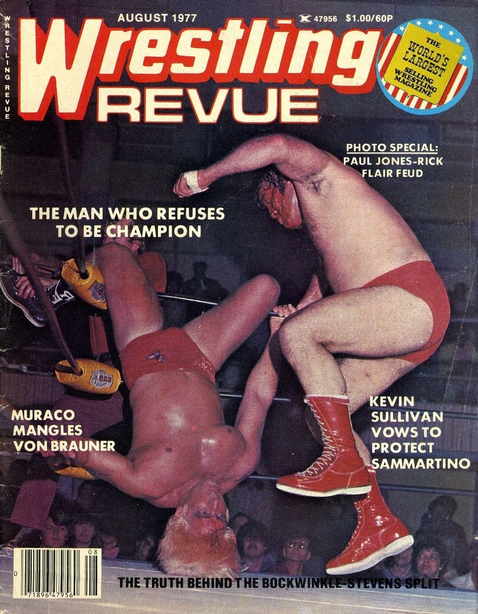 Wrestling Revue August 1977 Magazine PWcatalog