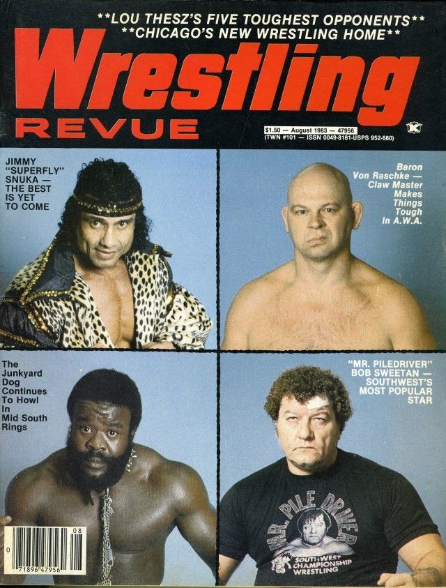 Wrestling Revue August 1983 Magazine PWcatalog
