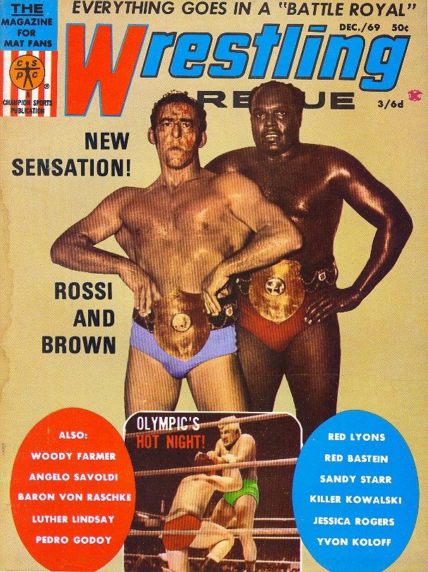Wrestling Revue December 1969 Magazine PWcatalog