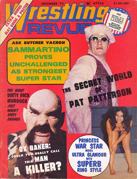 Wrestling Revue December 1975 Magazine PWcatalog