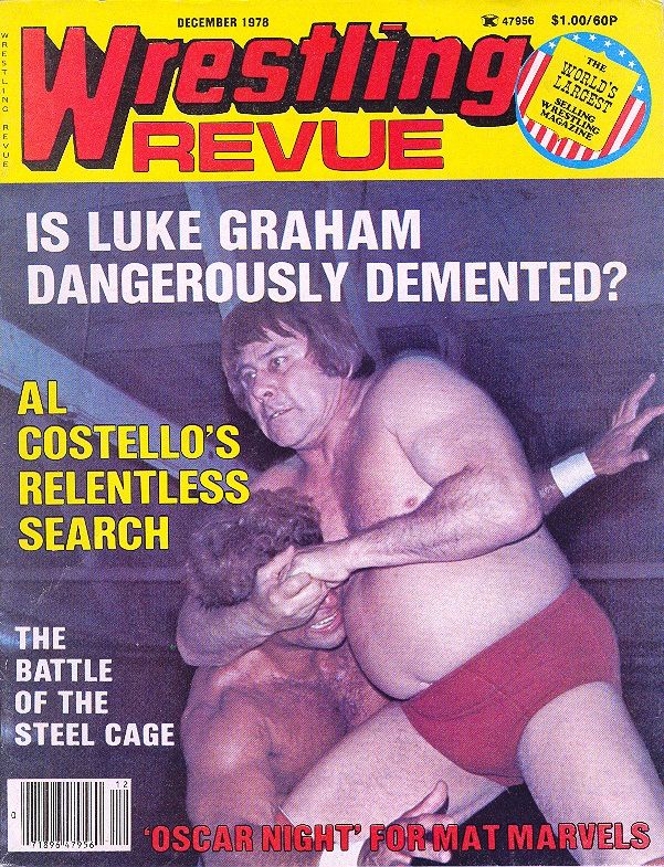Wrestling Revue December 1978 Magazine PWcatalog