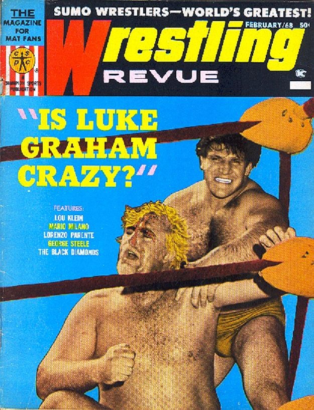 Wrestling Revue February 1968 Magazine PWcatalog