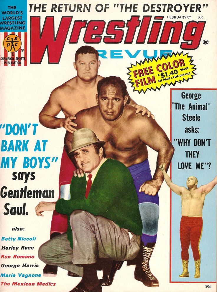 Wrestling Revue February 1971 Magazine PWcatalog