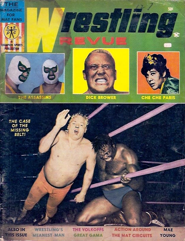 Wrestling Revue January 1967 Magazine PWcatalog