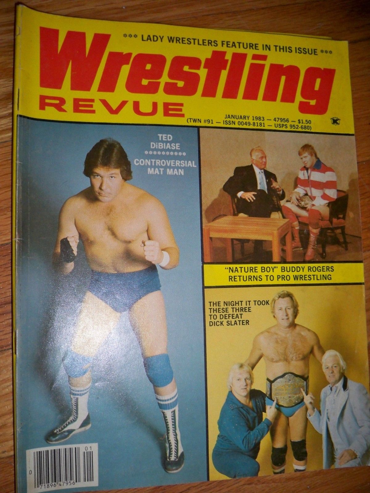 Wrestling Revue January 1983 Magazine PWcatalog