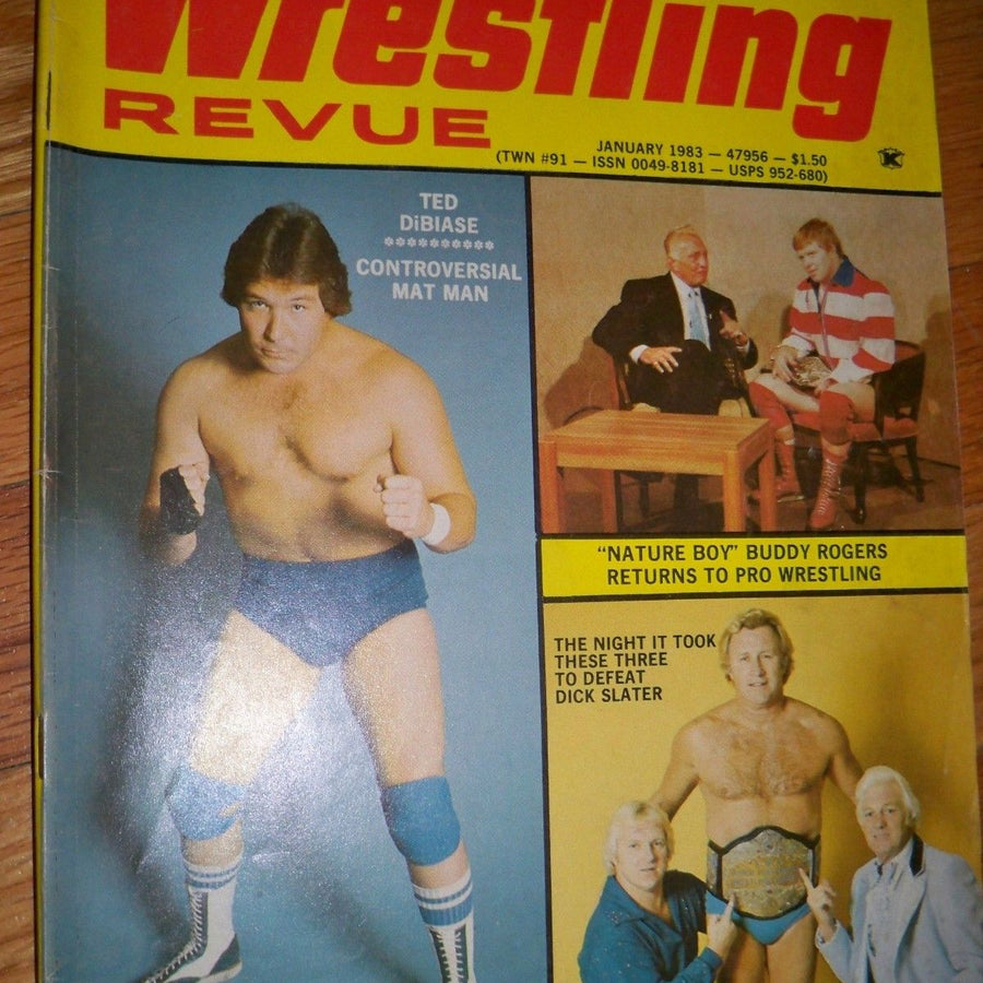Wrestling Revue January 1983 Magazine PWcatalog