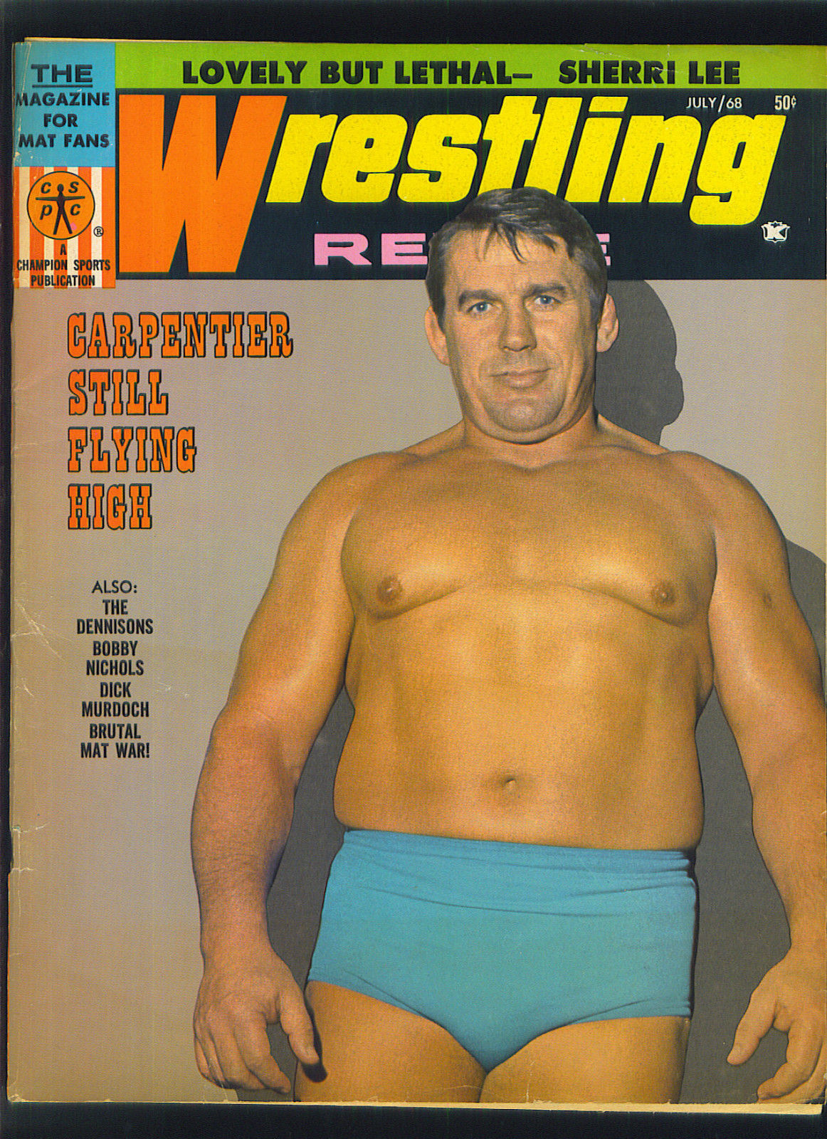 Wrestling Revue July 1968 Magazine PWcatalog