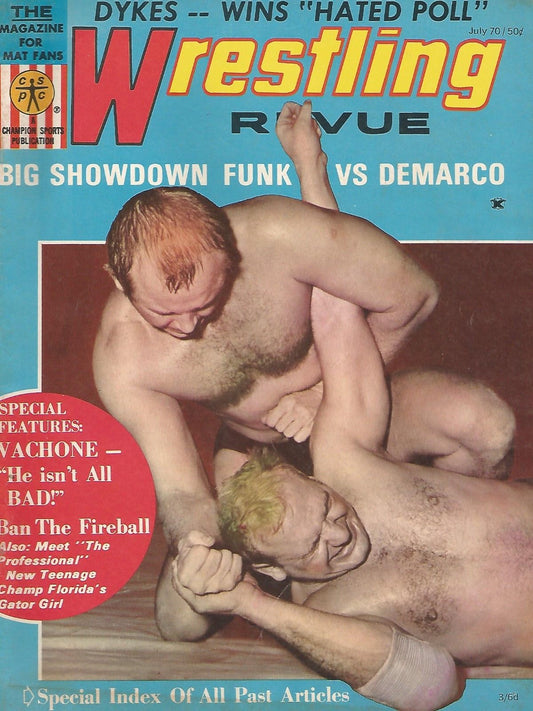 Wrestling Revue  July 1970