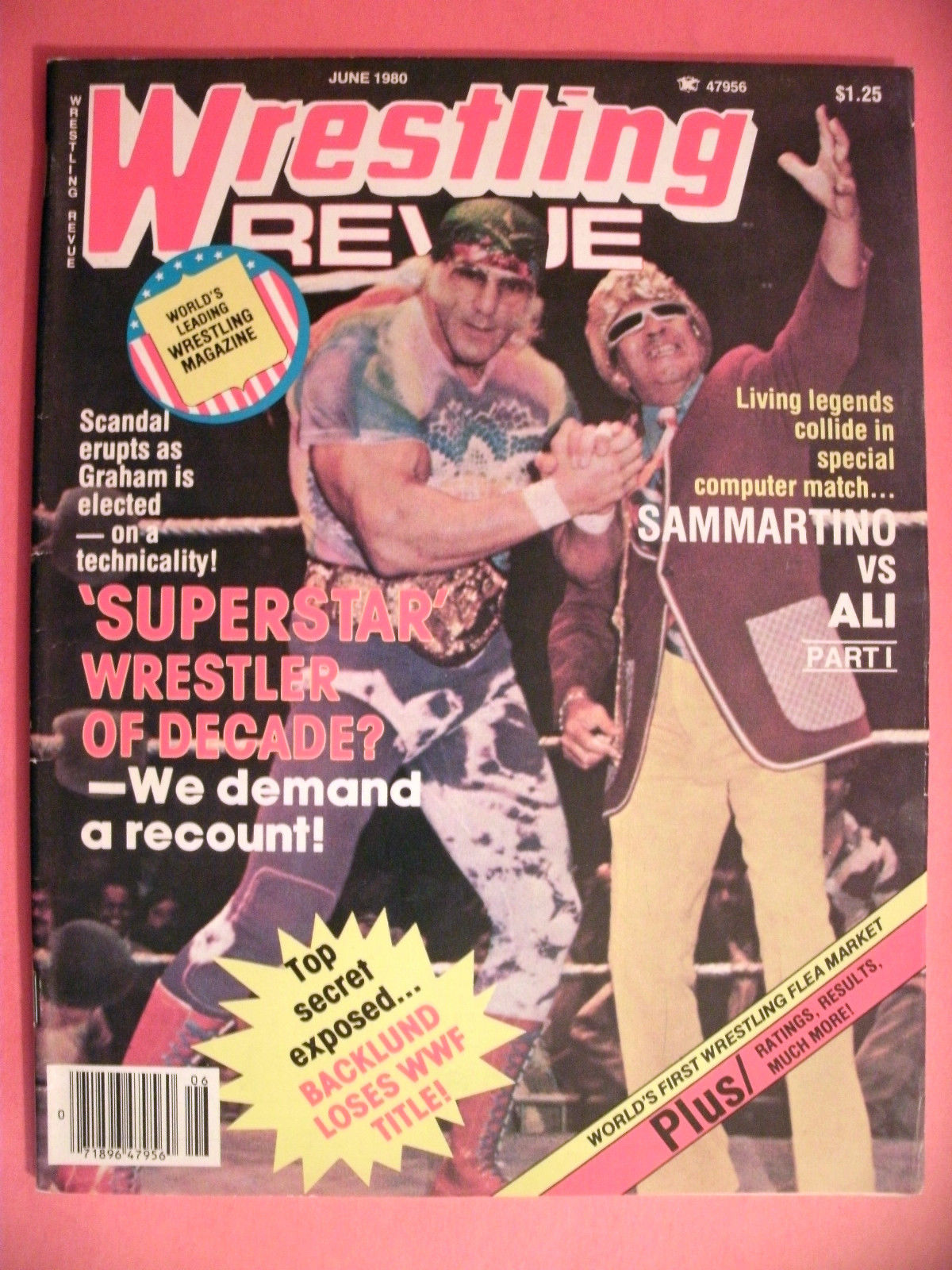 Wrestling Revue June 1980 Magazine PWcatalog