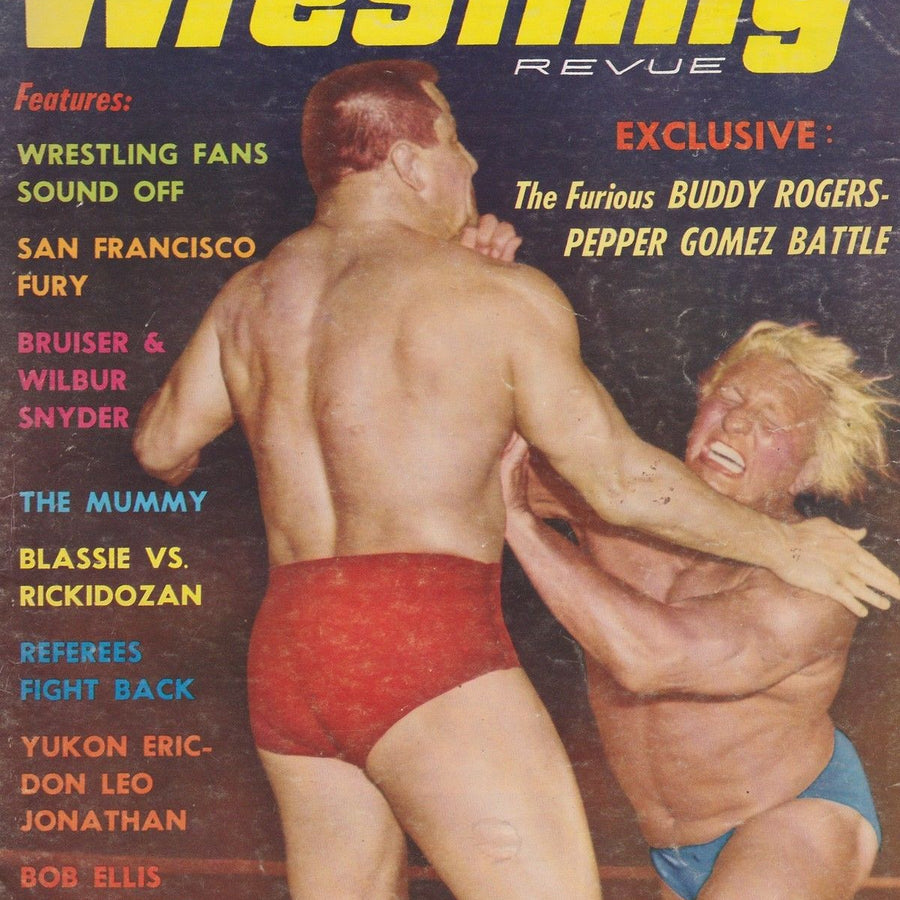 Wrestling Revue October 1962 Magazine PWcatalog
