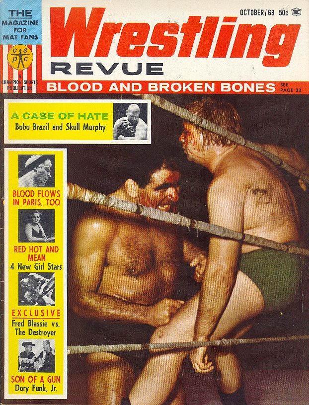 Wrestling Revue October 1963 Magazine PWcatalog
