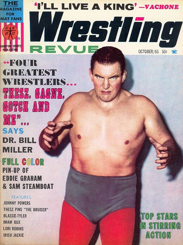 Wrestling Revue October 1965 Magazine PWcatalog