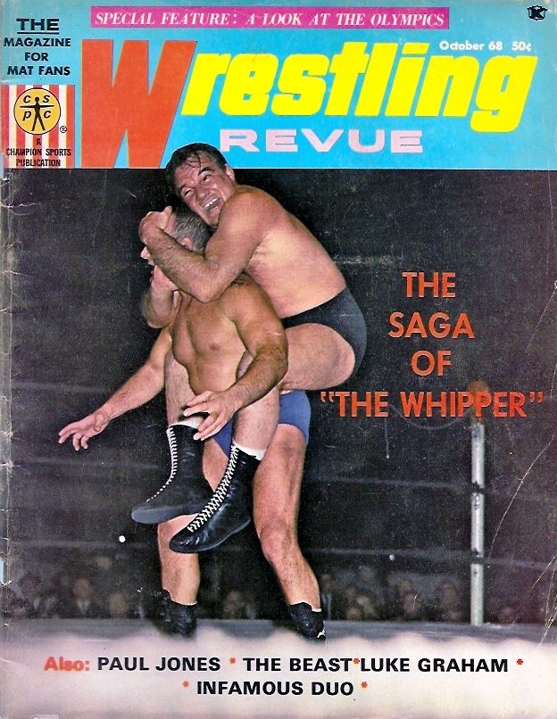 Wrestling Revue October 1968 Magazine PWcatalog