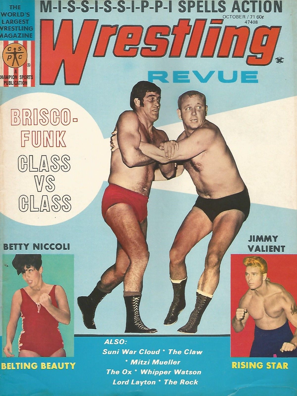Wrestling Revue October 1971 Magazine PWcatalog