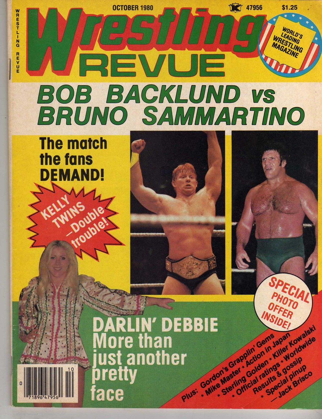 Wrestling Revue October 1980 Magazine PWcatalog
