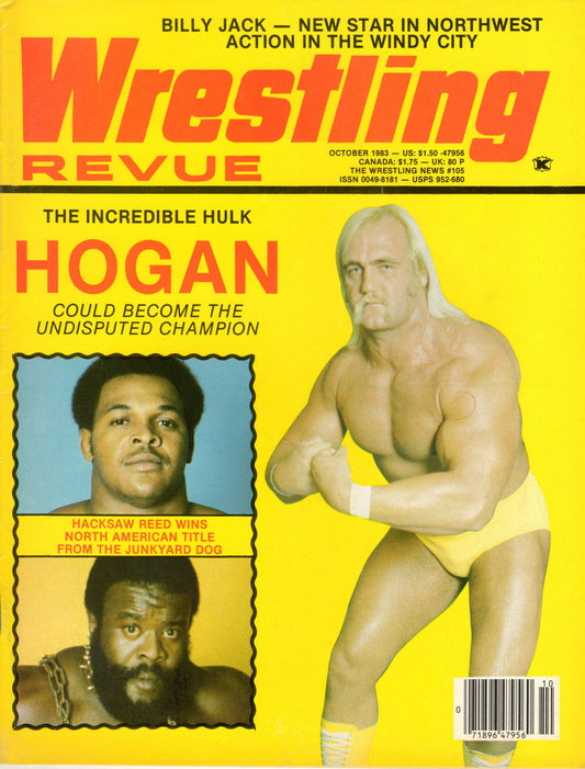 Wrestling Revue October 1983 Magazine PWcatalog