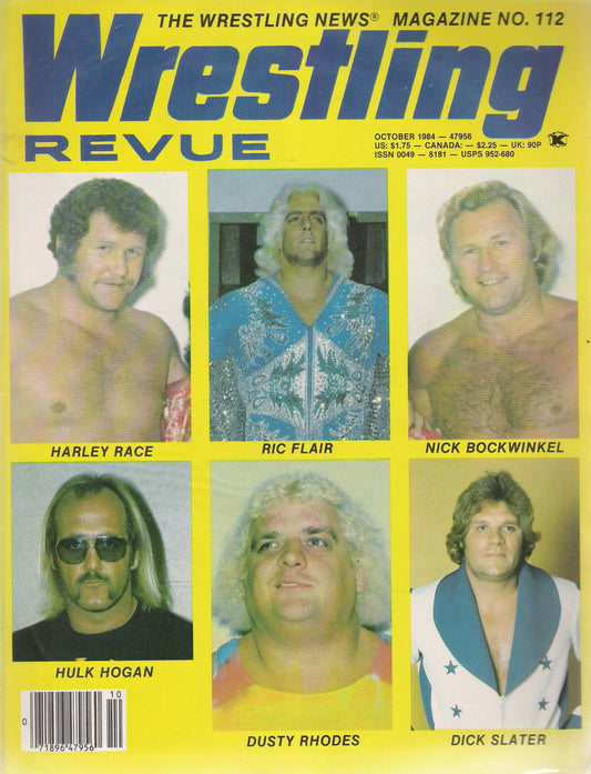 Wrestling Revue October 1984 Magazine PWcatalog