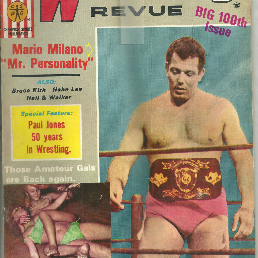 Wrestling Revue September 1970 Magazine PWcatalog