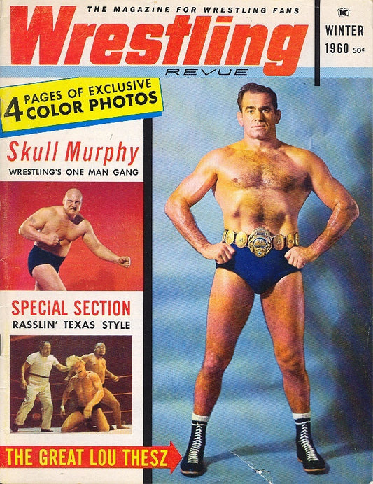 Wrestling Revue Winter 1960 Magazine PWcatalog