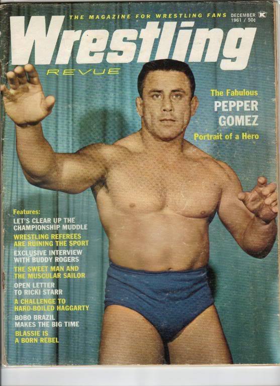 Wrestling Revue December 1961 Magazine PWcatalog