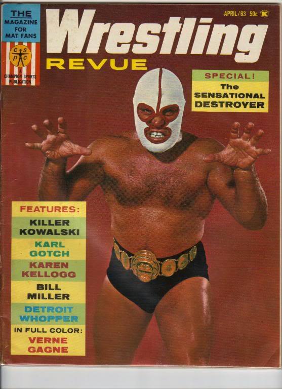 Wrestling Revue April 1963 Magazine PWcatalog