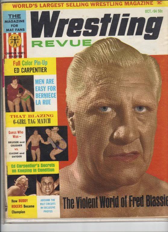 Wrestling Revue October 1964 Magazine PWcatalog