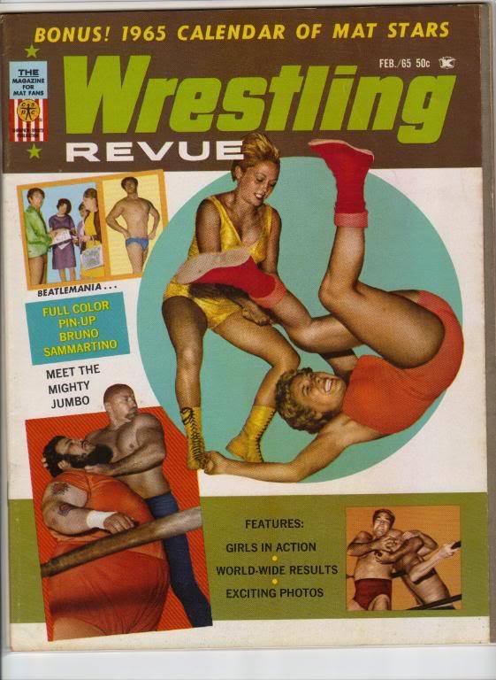 Wrestling Revue February 1965 Magazine PWcatalog