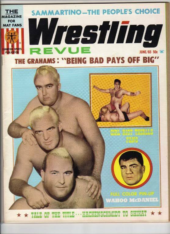 Wrestling Revue June 1965 Magazine PWcatalog